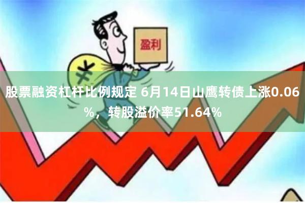 股票融资杠杆比例规定 6月14日山鹰转债上涨0.06%，转股溢价率51.64%
