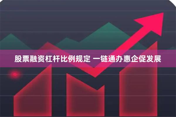 股票融资杠杆比例规定 一链通办惠企促发展