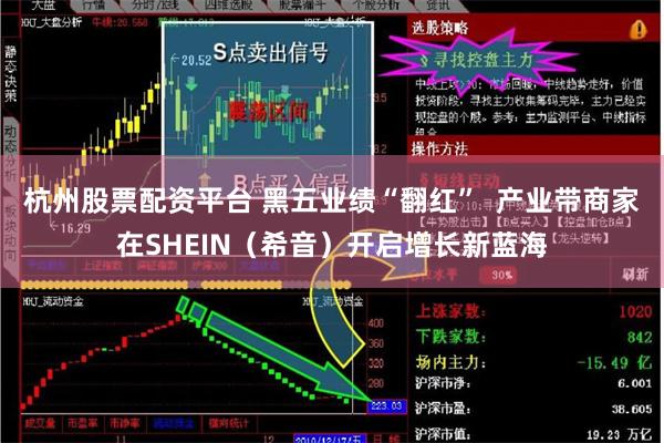 杭州股票配资平台 黑五业绩“翻红”  产业带商家在SHEIN（希音）开启增长新蓝海